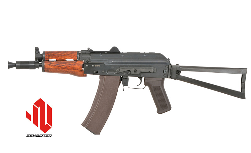 CM.055 AKs74U Vollstahl max. 0,5J AEG mit Eshooter ETU