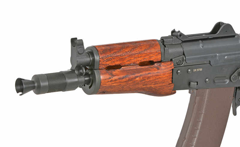 CM.055 AKs74U Vollstahl max. 0,5J AEG mit Eshooter ETU