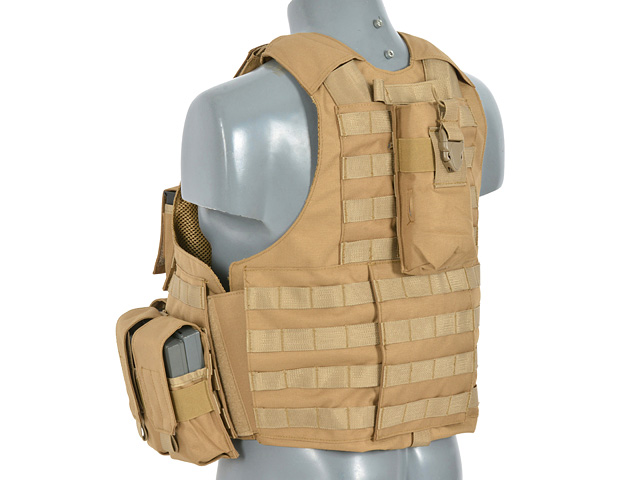 Combat Modular Armor System Replica - coyote [8FIELDS]
