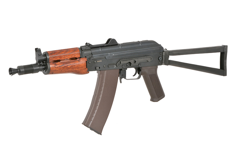 CM.055 AKs74U Vollstahl max. 0,5J AEG mit Eshooter ETU