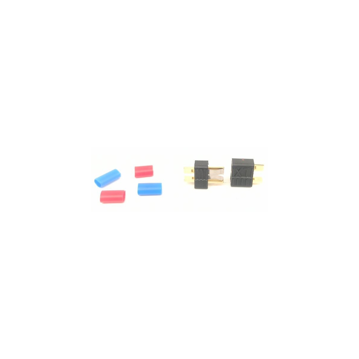 J-TAC "Anti-Slip" T-Stecker-Set (Schwarz, je ein Stecker)