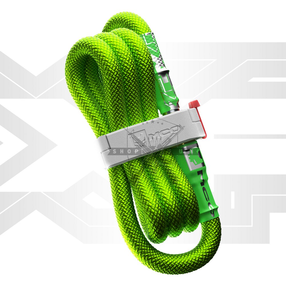 HPA Line XF V2, Überlänge, ultra-fexible, Foster-Fittings (Maraudr.co) (Toxic Green)