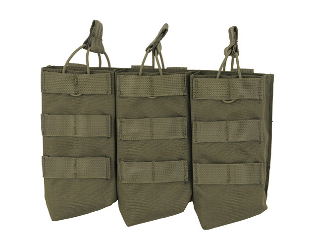 Open Top Triple 7.62x39 AK Mag Pouch - OLIVE [8FIELDS]