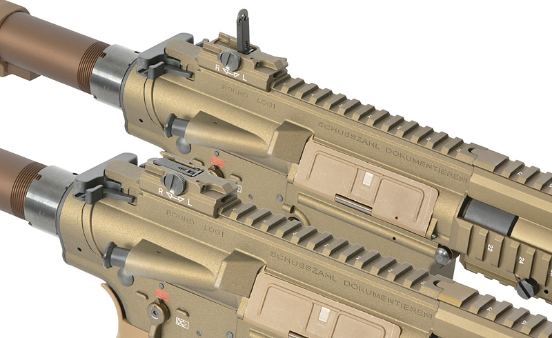 EC-204 DMR S-AEG mit Eshooter ETU, Grün/Braun