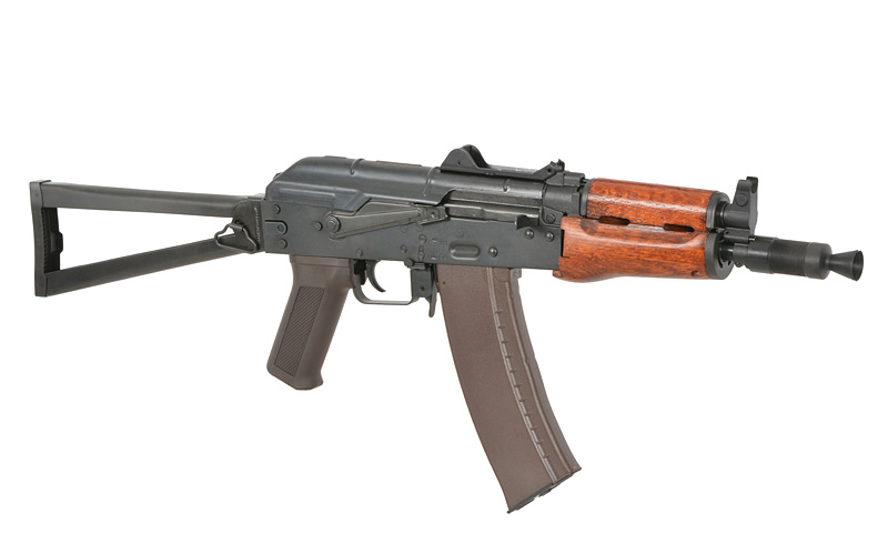 CM.055 AKs74U Vollstahl max. 0,5J AEG mit Eshooter ETU