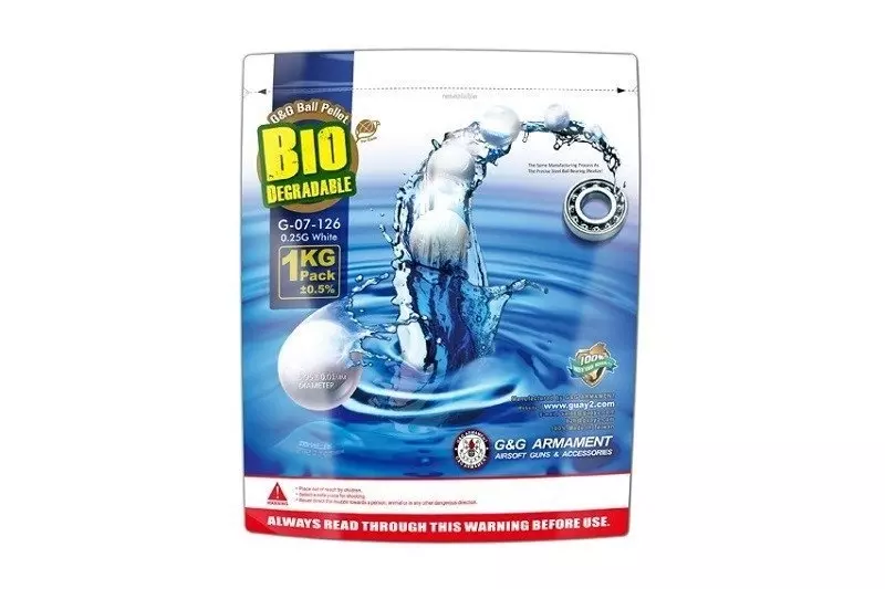 0,25g G&G BIO BB's 1KG Beutel (Vakuumiert)
