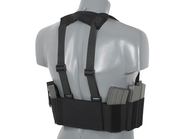 Airsoft lightweight speed chest rig- black [Amomax]