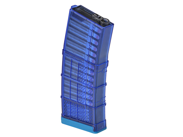 180rds Lancer System L5AWM 556 Style Midcap in "Trainsave-Blue"
