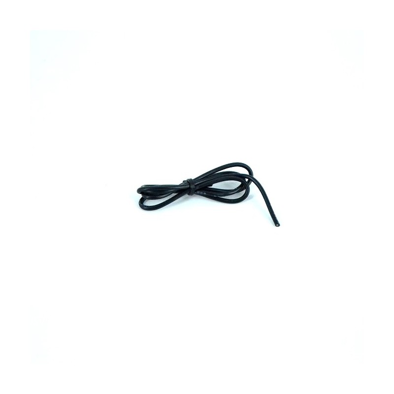 50cm J-Tac Silikonkabel AWG18, schwarz