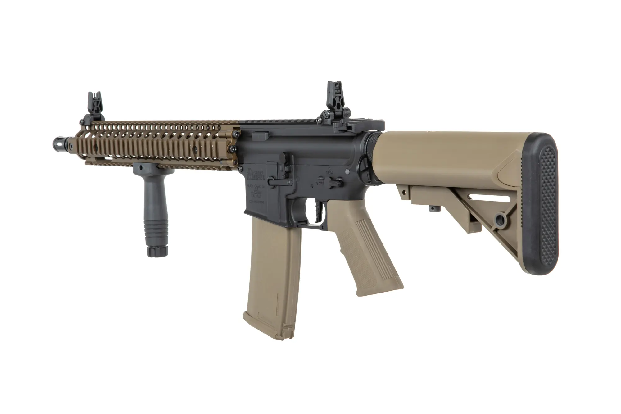 Daniel Defense® M4A1 Sopmod Block II SA-P26 PRIME S-AEG mit HAL E.T.U, Dark Matter 27K Brushless Motor und Speedgears (CB)