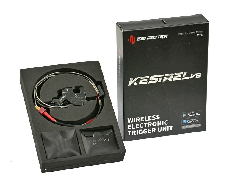 Kestrel V2 ETU Bluetooth - Rear Wired, internationale Version, nur für max. 0,5J AEG