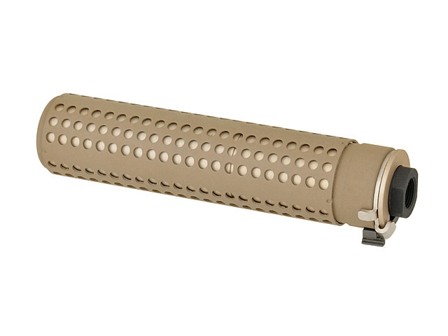 QD Schalldämpferdummy mit Flashhider, DE/TAN