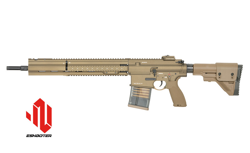 EC-204 DMR S-AEG mit Eshooter ETU, Grün/Braun