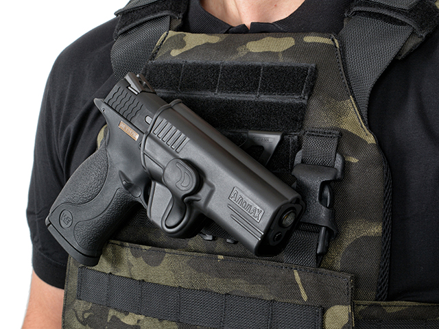 Airsoft MOLLE Attachment - Black [Amomax]