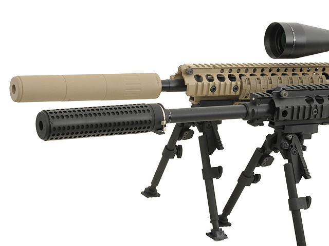 QD Schalldämpferdummy mit Flashhider, DE/TAN