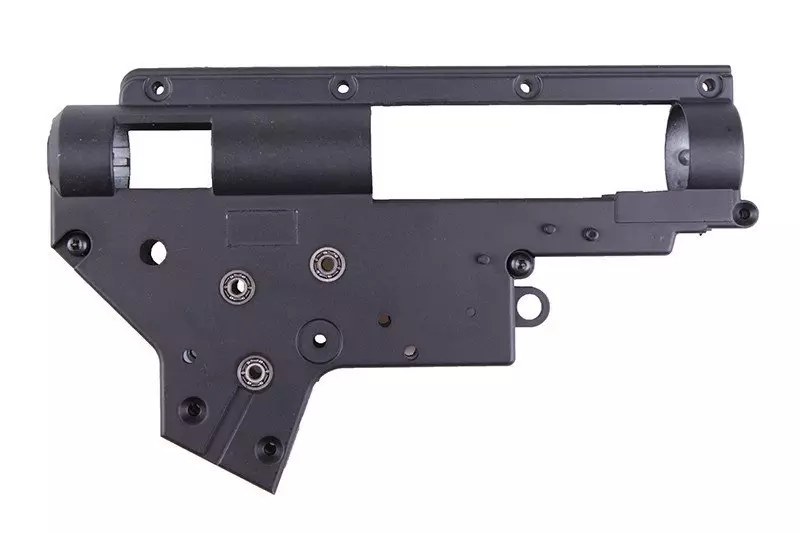 8mm-SpecnaArms V2 Gearboxshell "Enter & Convert™ / SAEC™", Federschnellwechselsystem incl. Springguide und lager. Für Specna Arms ONE und E&C (Boltcatch-Version)