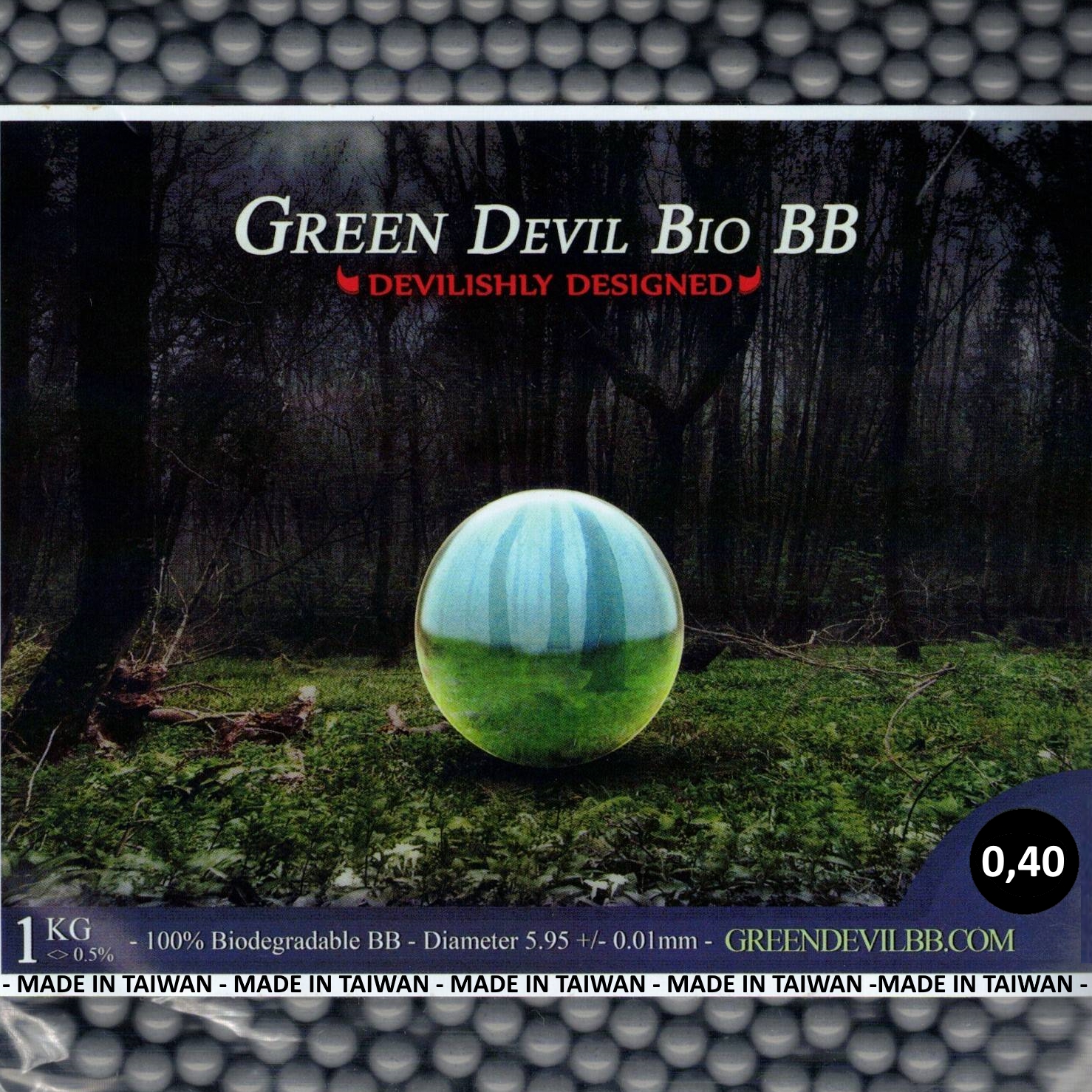 0,40g GREEN DEVIL BIO BBs 1KG Beutel