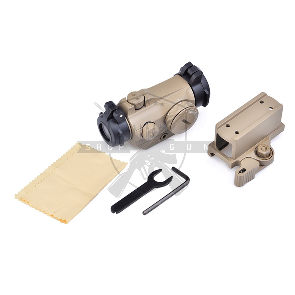 Set: T2 Red Dot -Nachbau mit QD Mount & Low Mount (TAN)
