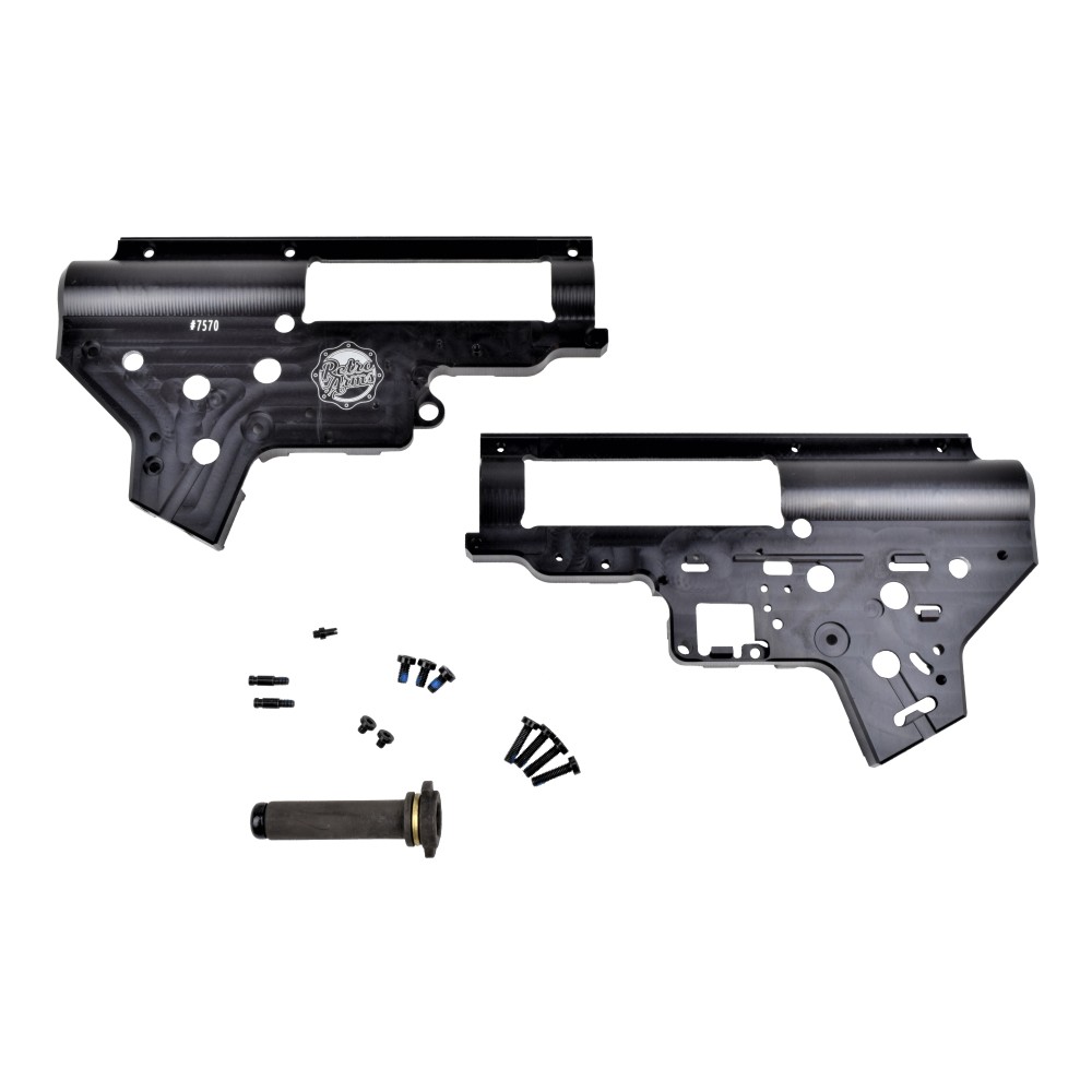 Retroarms CNC 8mm V2-Gearboxshell mit FSWS und QD-Springguide für VFC-AR Modelle