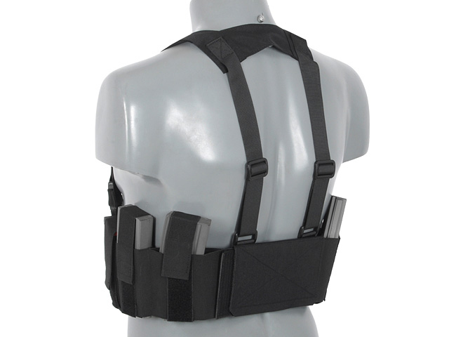 Airsoft lightweight speed chest rig- black [Amomax]