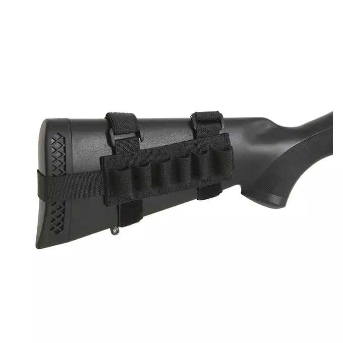 Shotgun Buttstock Shell Holder (Schwarz)