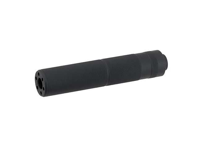 Dummy Schalldämpfer "Knurled" (ca. 155x30mm) (BK)