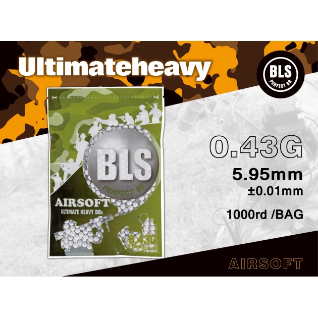 0,43G - BLS BIO BB'S 1000 Schuss, weiß