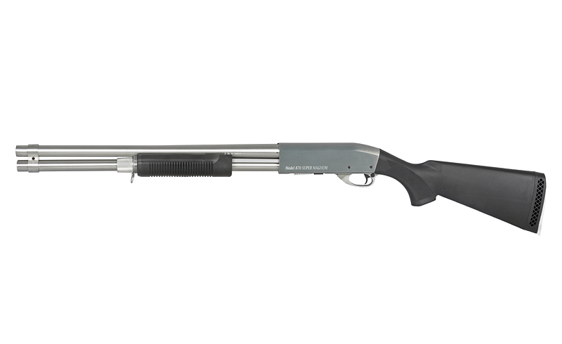ST870 Pump Action Shotgun max. 0,5J Federdruck, Silbern, lange Version