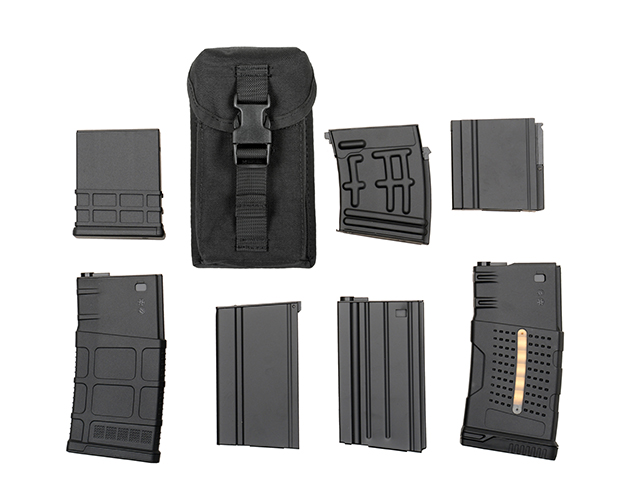 Sniper Rifle Double Magazine Pouch - Coyote