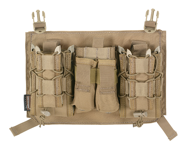 Modular Triple M4/9MM Buckle Clip Panel - Coyote Brown [EM]