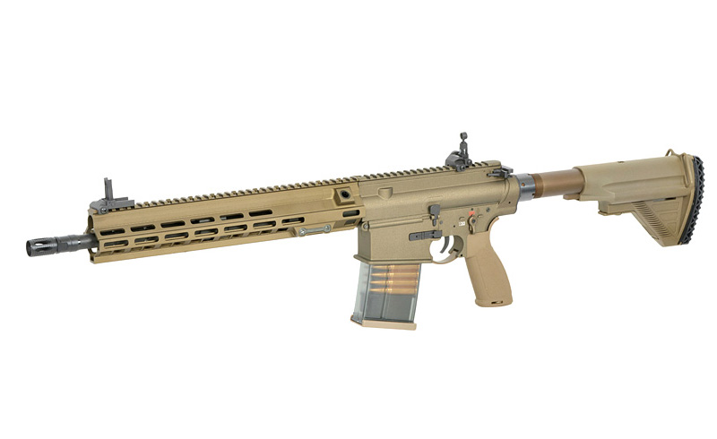EC-203 DMR S-AEG mit Eshooter ETU, Grün/Braun