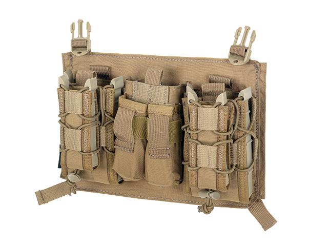 Modular Triple M4/9MM Buckle Clip Panel - Coyote Brown [EM]