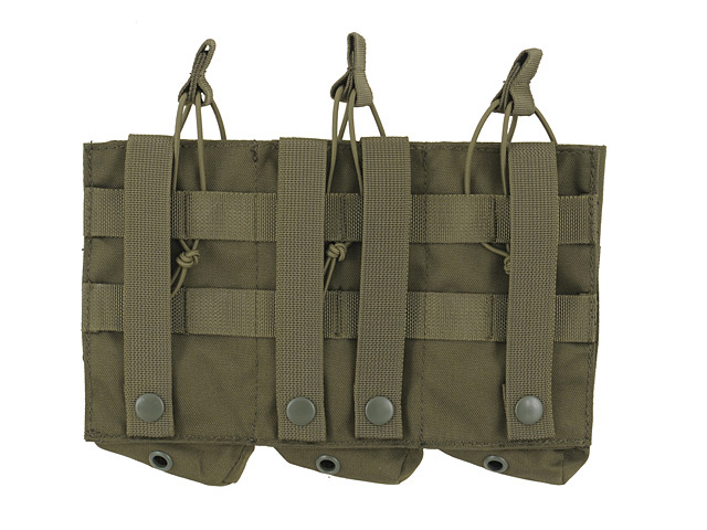 Open Top Triple 7.62x39 AK Mag Pouch - OLIVE [8FIELDS]